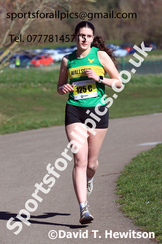 Senior Womens 2026 NECAA Royal Signals Road Relays, Hetton Lyons Country Park, Hetton le Hole. Photo: David T. Hewitson/Sports for All Pics
